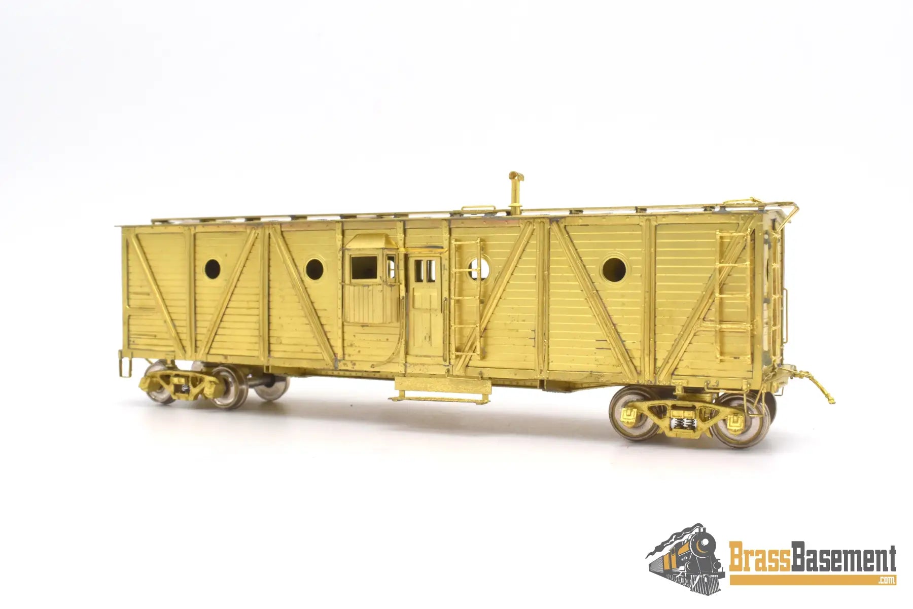 Ho Brass - Omi 1125 Overland Pennsylvania Rr Prr Nx - 23 Unpainted Freight