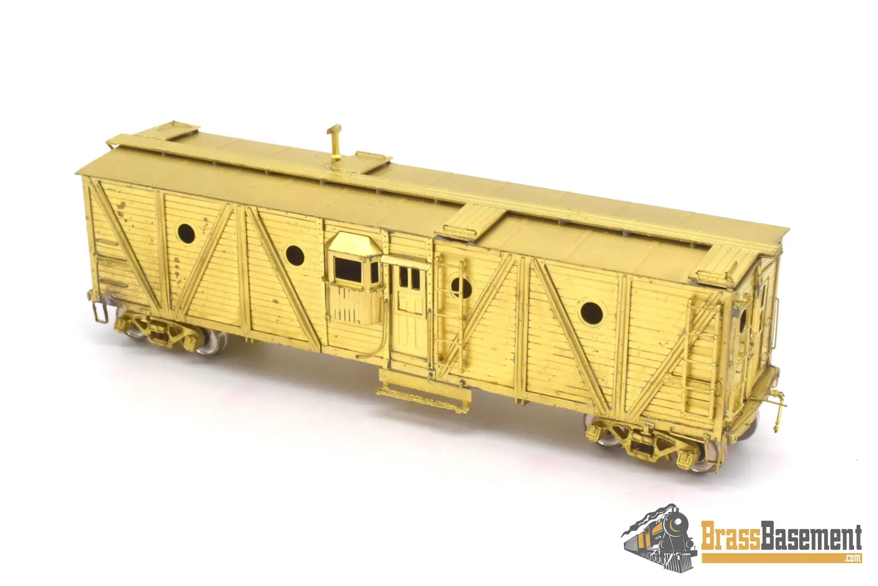Ho Brass - Omi 1125 Overland Pennsylvania Rr Prr Nx - 23 Unpainted Freight