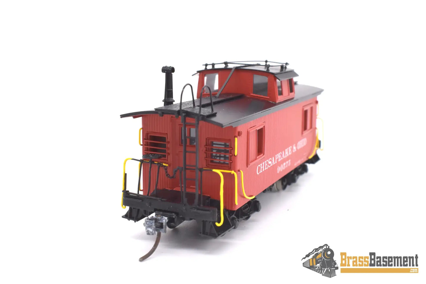 Ho Brass - Omi - 1160 C&O Chesapeake & Ohio Wood Caboose #90575 Pro Paint