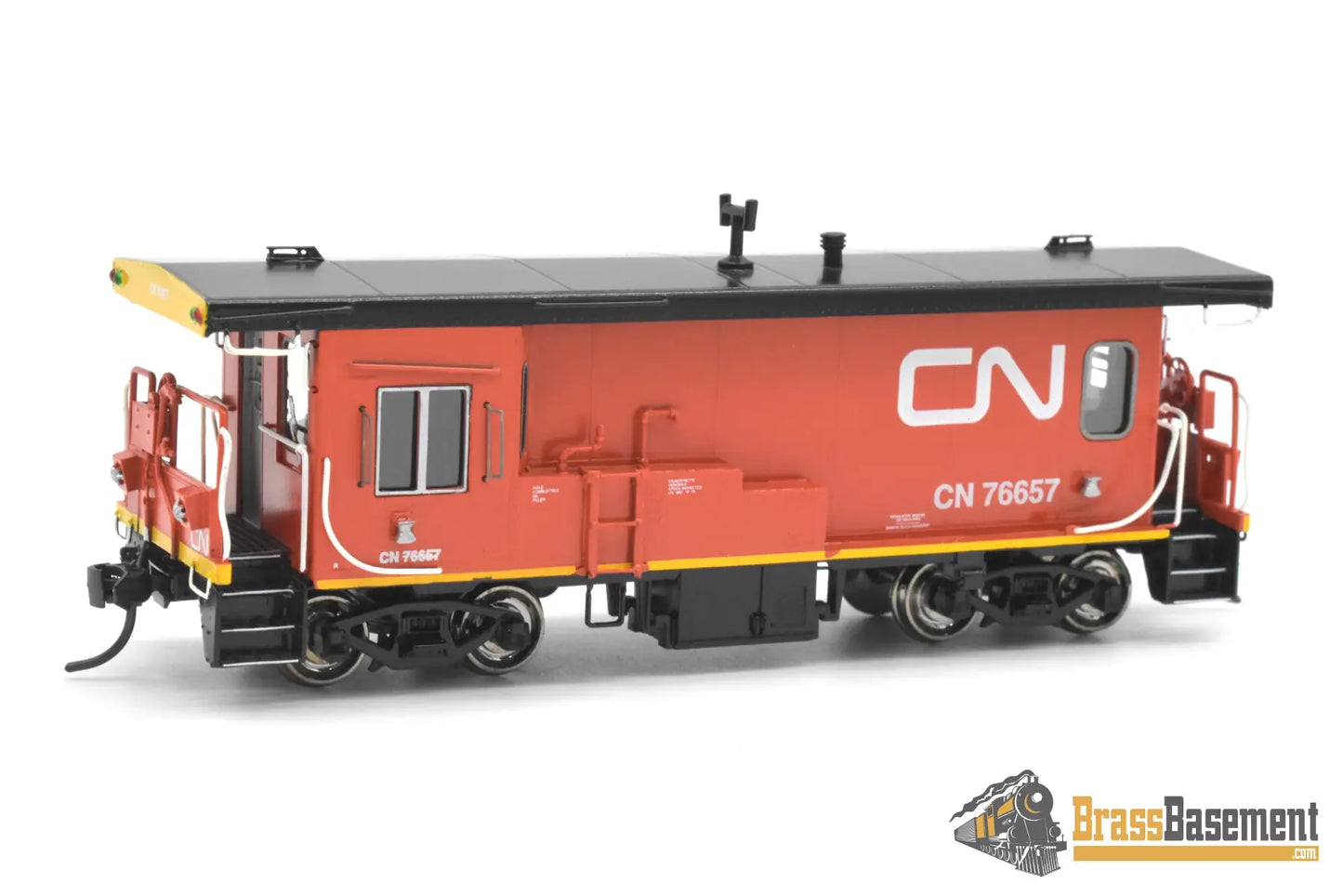 HO Brass - OMI 1173.1 CNR Canadian National Van Caboose #76657 - FP Diesel
