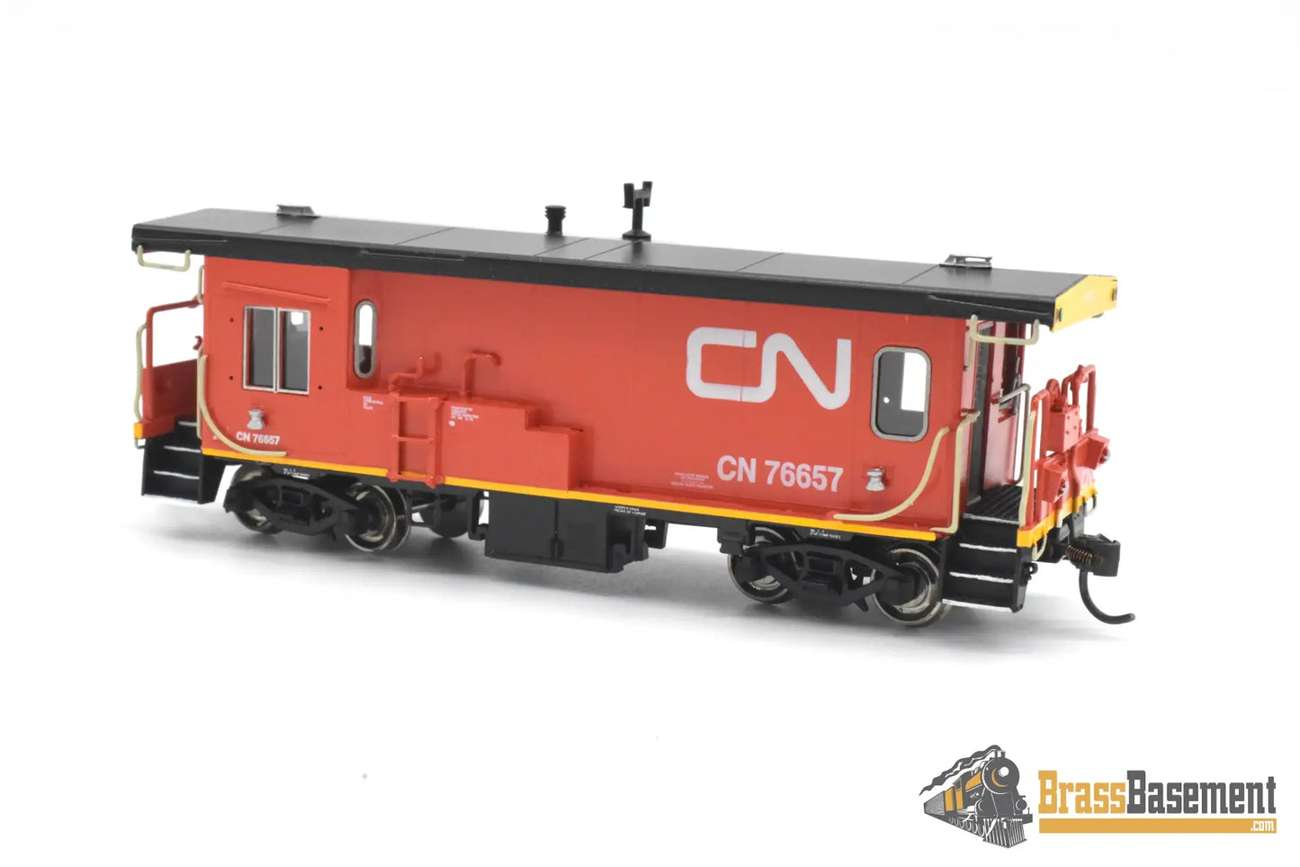 HO Brass - OMI 1173.1 CNR Canadian National Van Caboose #76657 - FP Mint #2 Caboose
