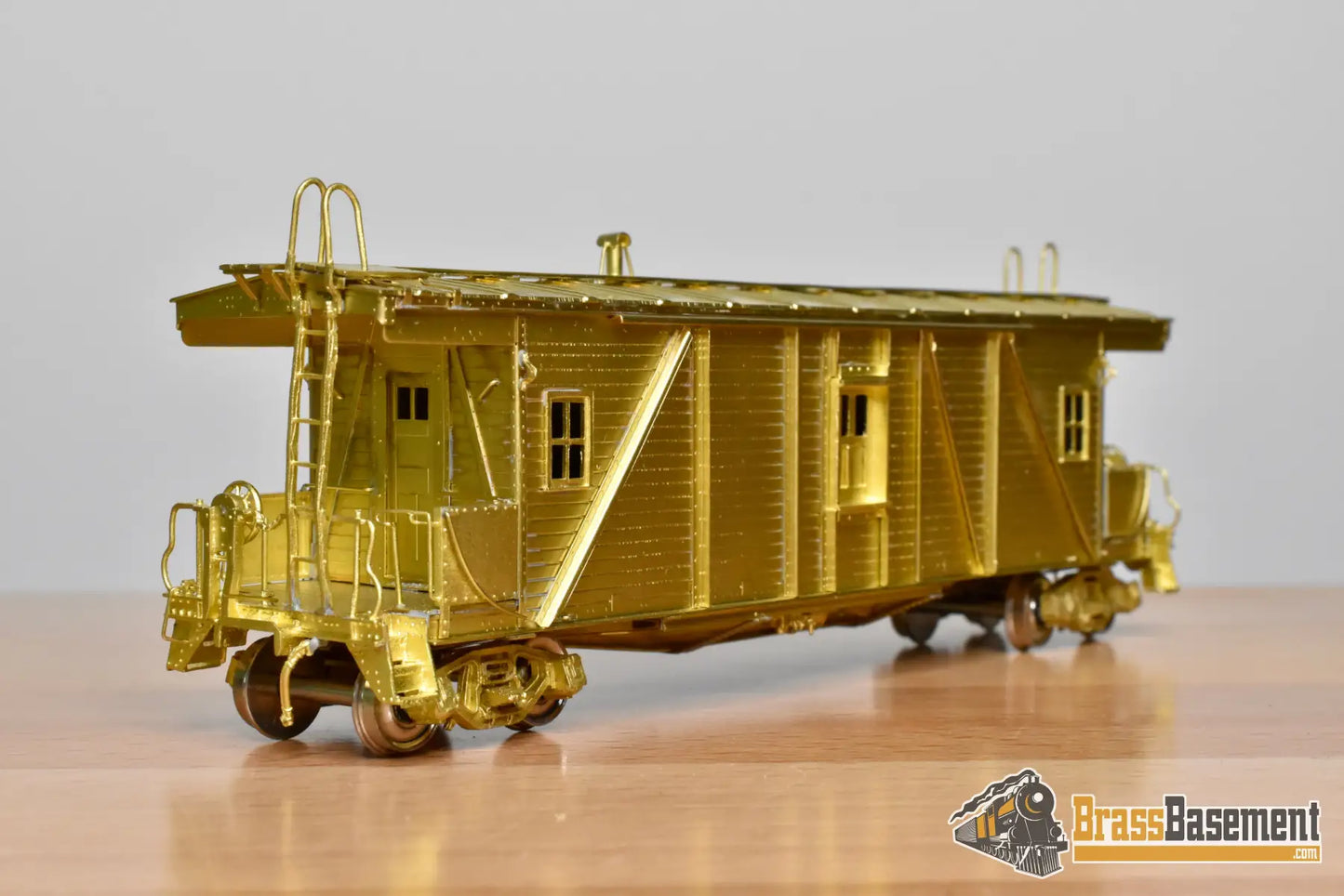 HO Brass OMI 1233 Illinois Central ’OSB’ Outside Braced Wood Caboose Mint Caboose