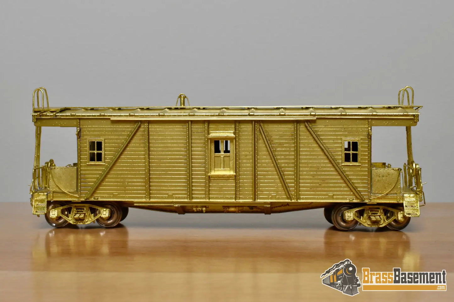 HO Brass OMI 1233 Illinois Central ’OSB’ Outside Braced Wood Caboose Mint Caboose