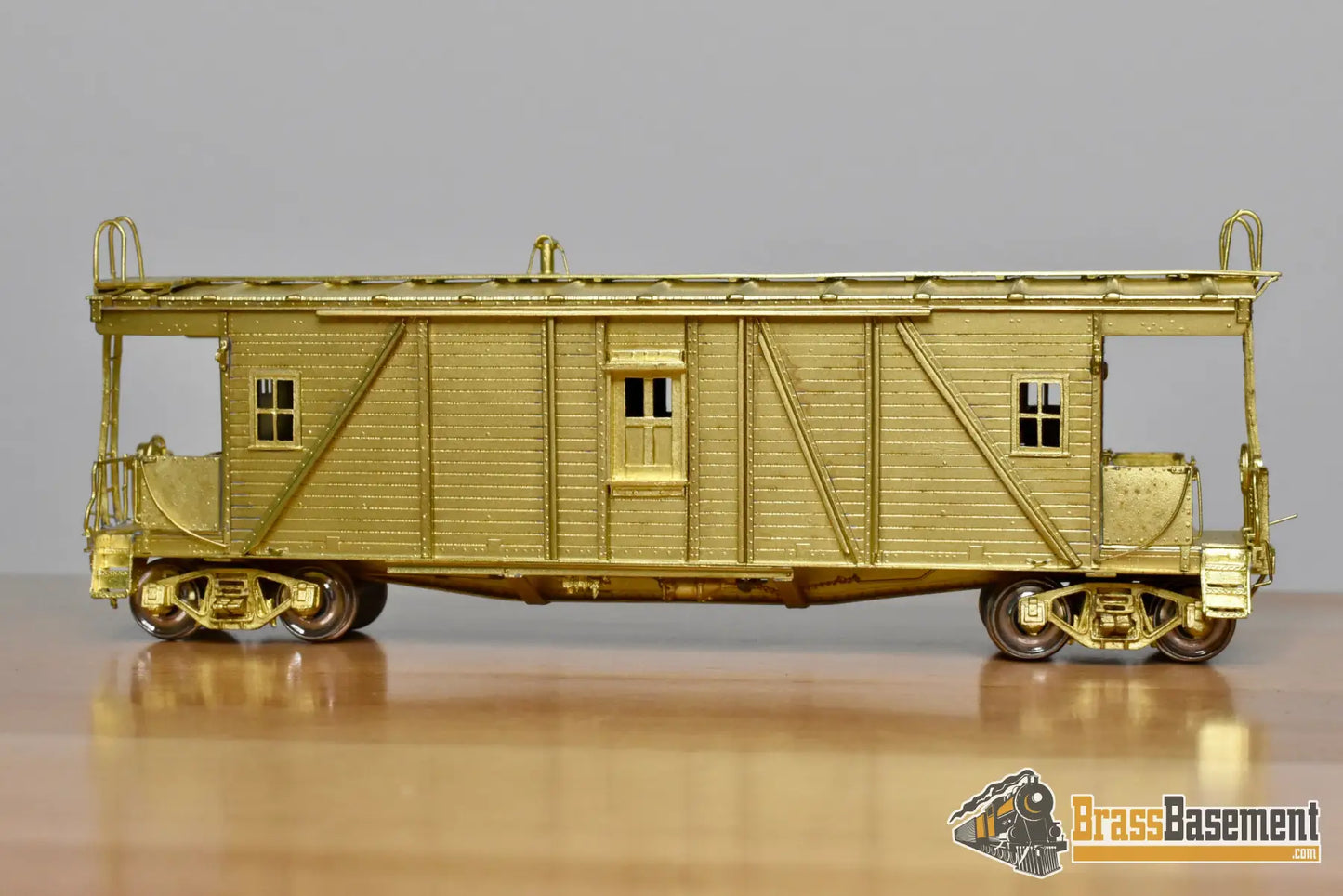 HO Brass OMI 1233 Illinois Central ’OSB’ Outside Braced Wood Caboose Mint Caboose