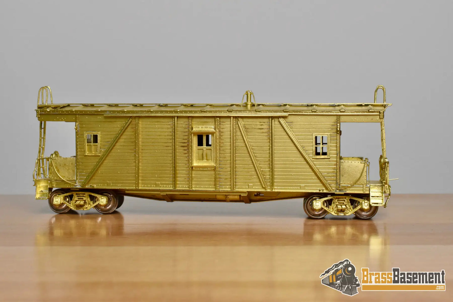 HO Brass OMI 1233 Illinois Central ’OSB’ Outside Braced Wood Caboose Mint Caboose