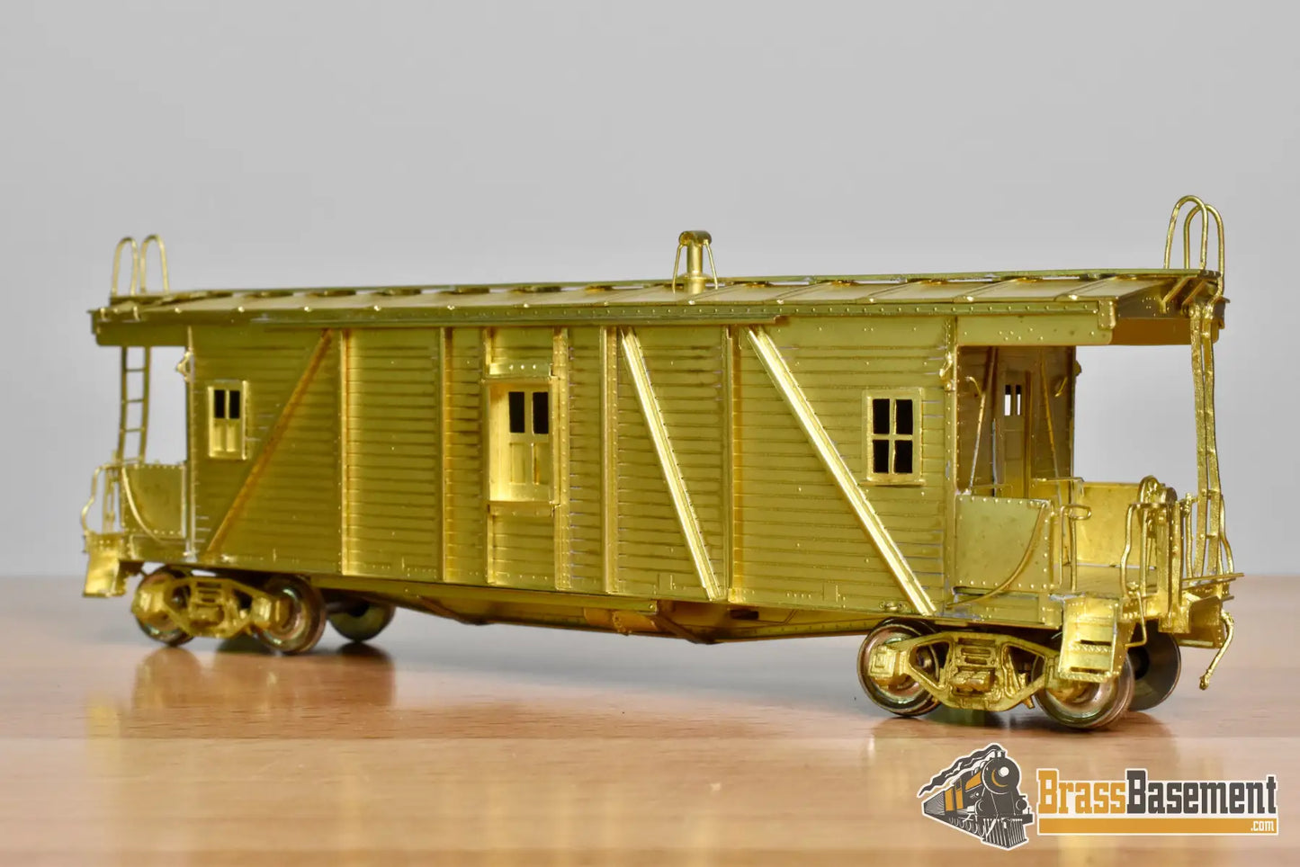 HO Brass OMI 1233 Illinois Central ’OSB’ Outside Braced Wood Caboose Mint Caboose