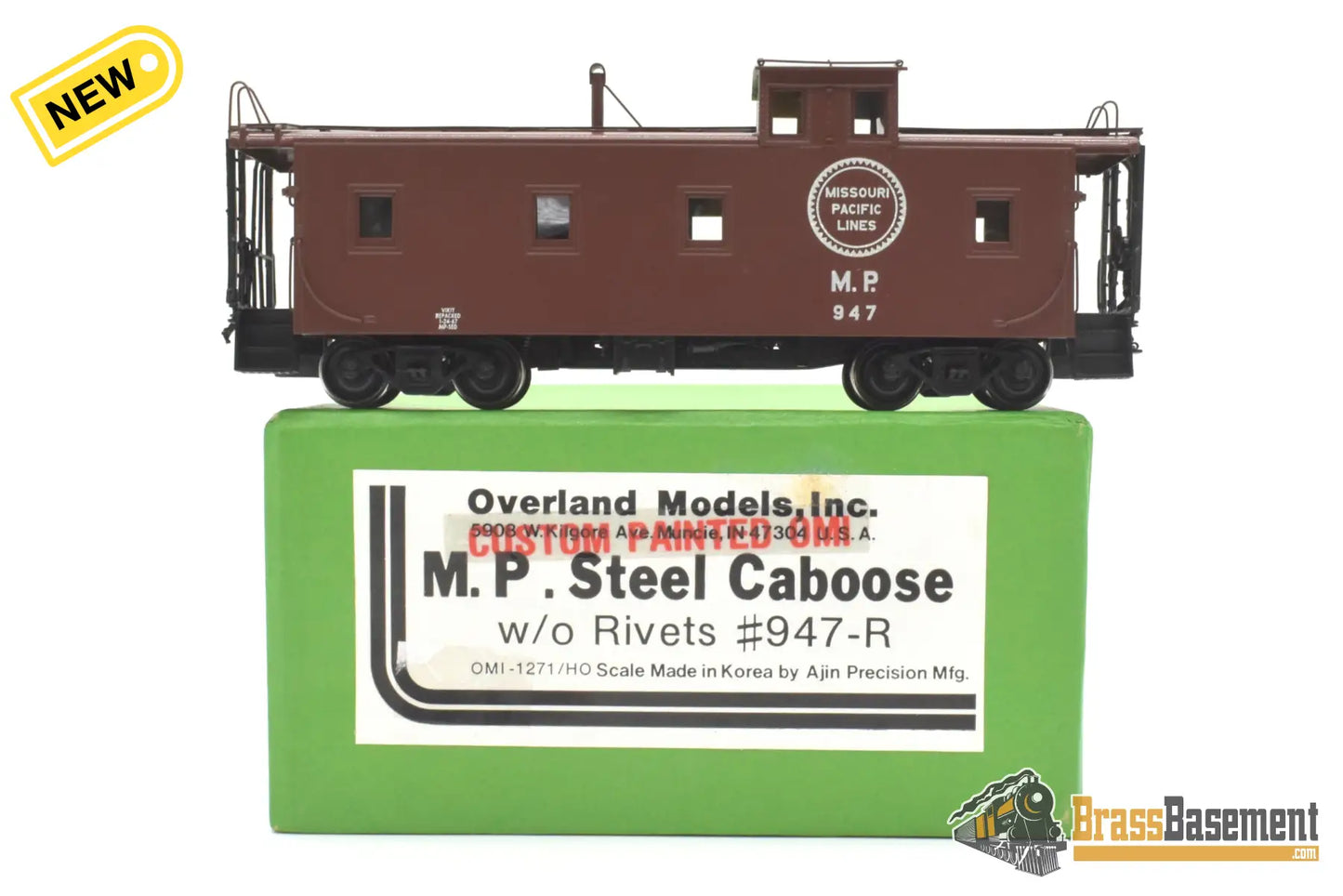 Ho Brass - Omi 1271.1 Missouri Pacific Mp Steel Caboose #947 W/O Rivets Cpomi