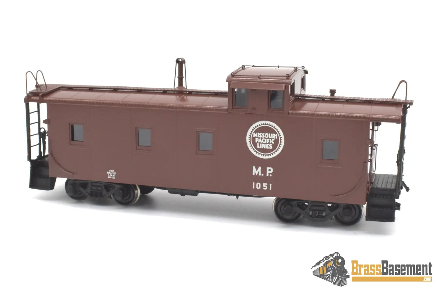 Ho Brass - Omi 1272.1 Missouri Pacific Mp Steel Caboose #1051 W/ Partial Rivets Cpomi