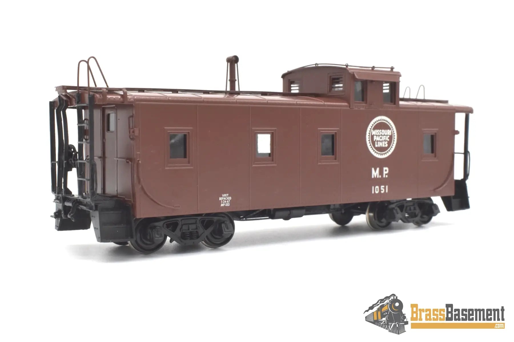 Ho Brass - Omi 1272.1 Missouri Pacific Mp Steel Caboose #1051 W/ Partial Rivets Cpomi
