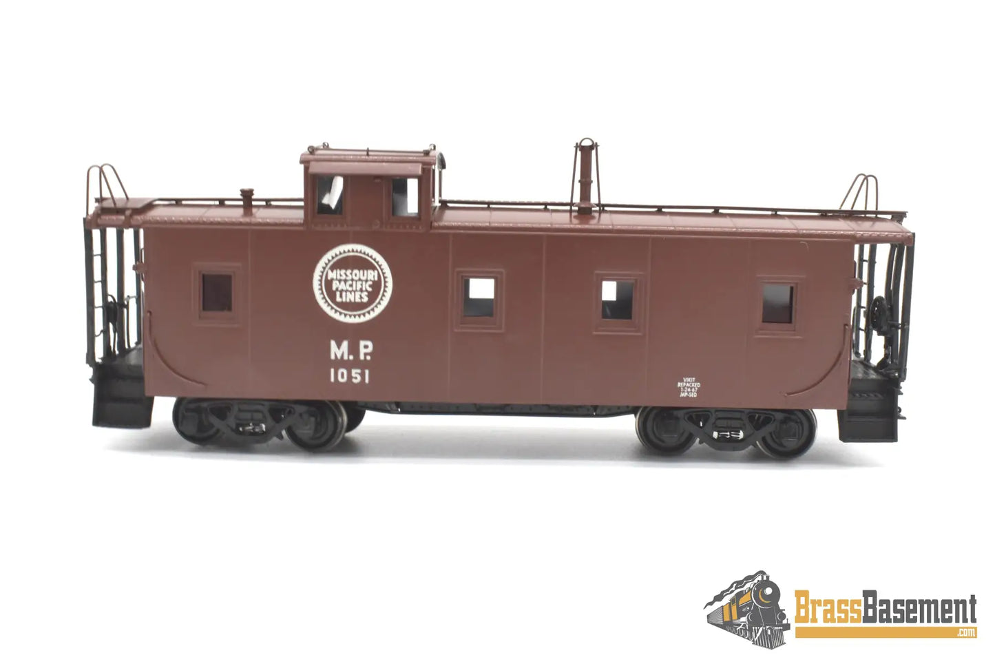 Ho Brass - Omi 1272.1 Missouri Pacific Mp Steel Caboose #1051 W/ Partial Rivets Cpomi