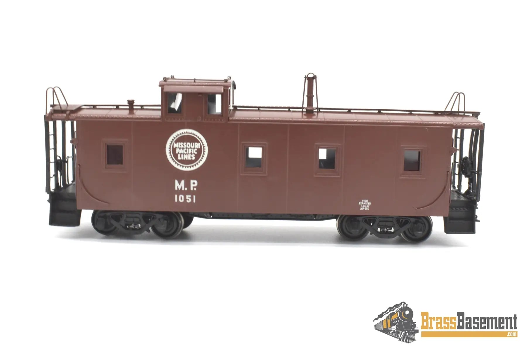 Ho Brass - Omi 1272.1 Missouri Pacific Mp Steel Caboose #1051 W/ Partial Rivets Cpomi
