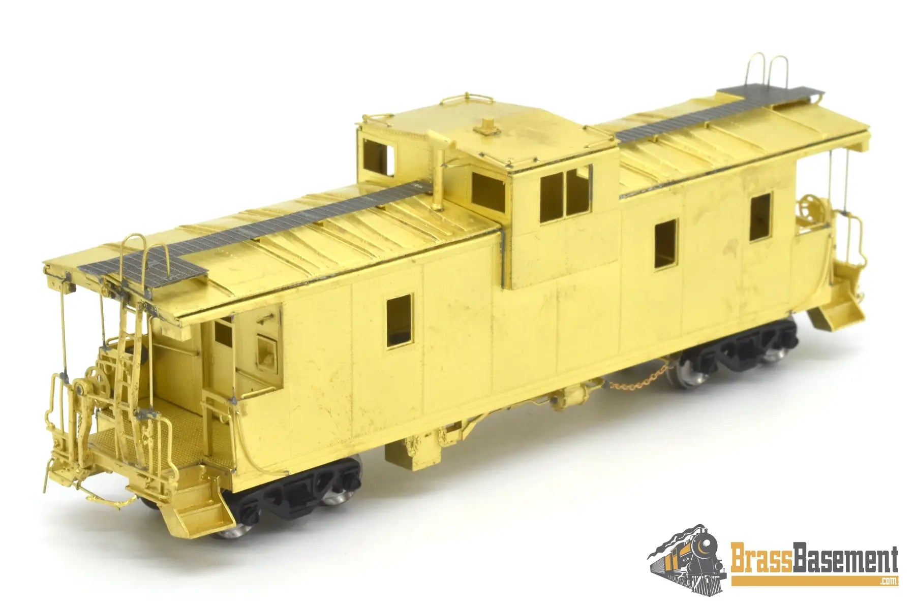 Ho Brass - Omi 1289 Illinois Central ’Extended’ Vision Caboose Pullman Standard Roof