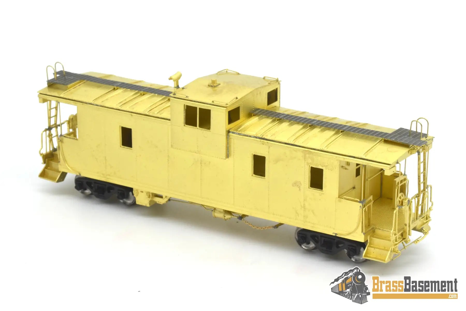 Ho Brass - Omi 1289 Illinois Central ’Extended’ Vision Caboose Pullman Standard Roof