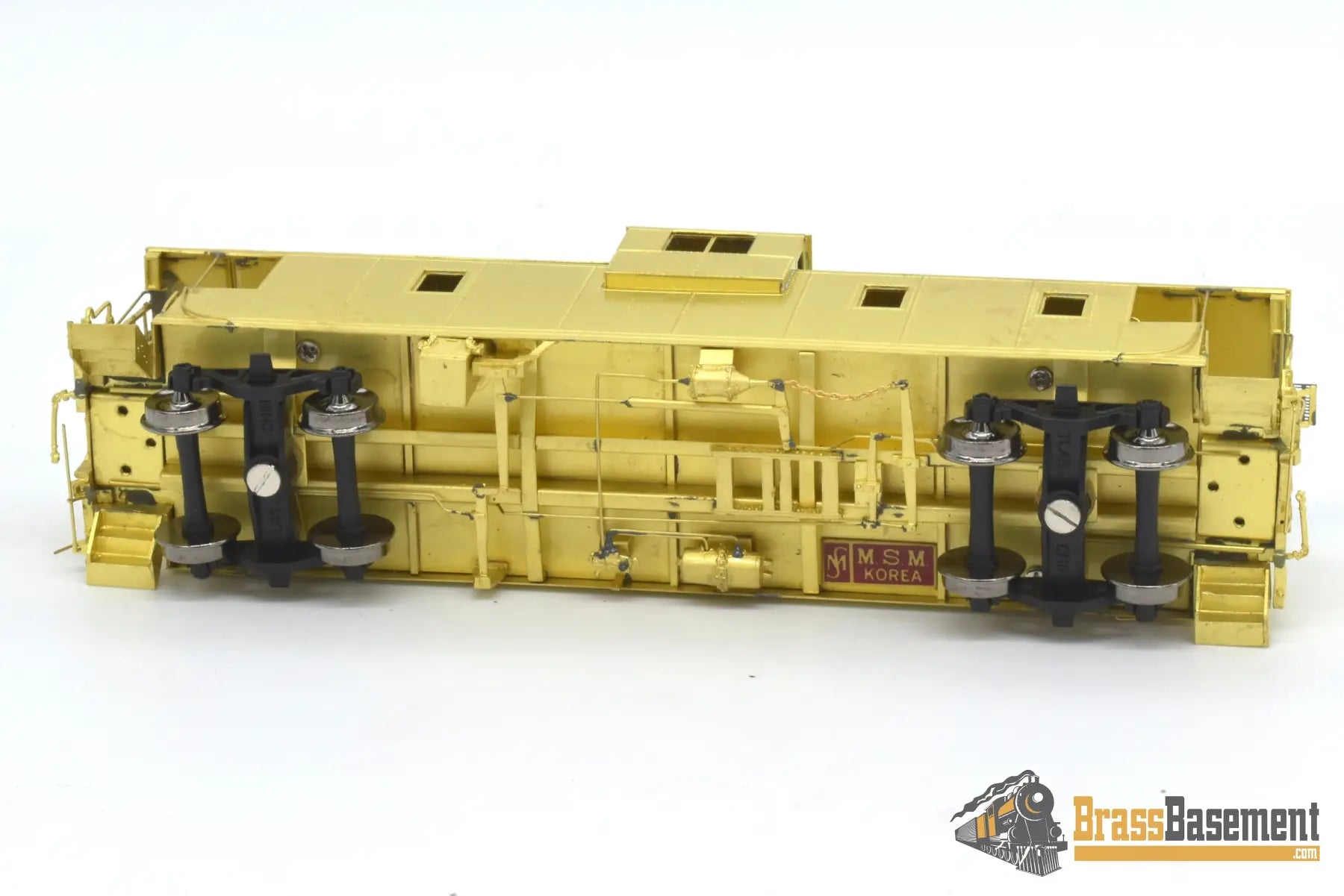 Ho Brass - Omi 1289 Illinois Central ’Extended’ Vision Caboose Pullman Standard Roof
