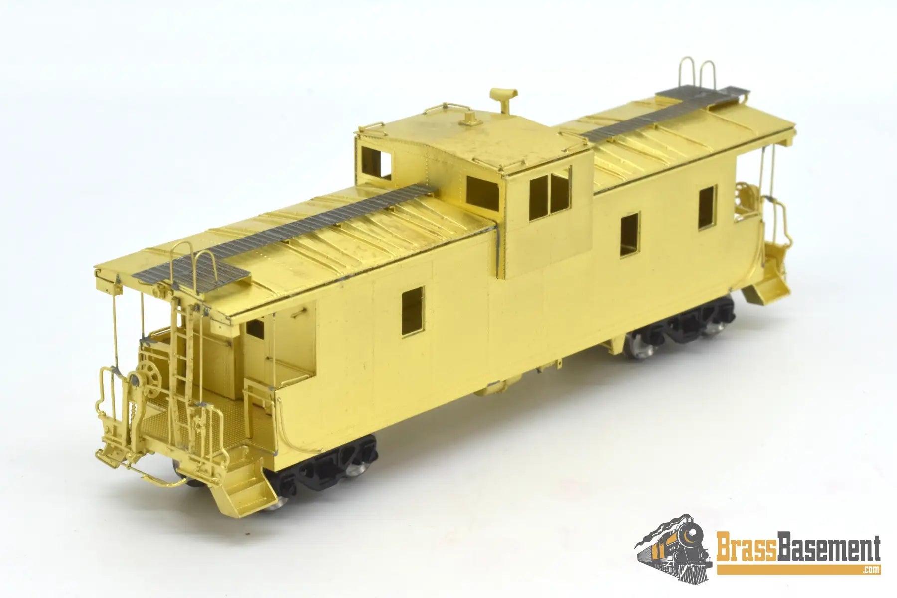 Ho Brass - Omi 1289 Illinois Central ’Extended’ Vision Caboose Pullman Standard Roof