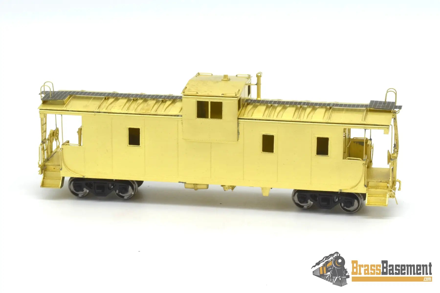 Ho Brass - Omi 1289 Illinois Central ’Extended’ Vision Caboose Pullman Standard Roof