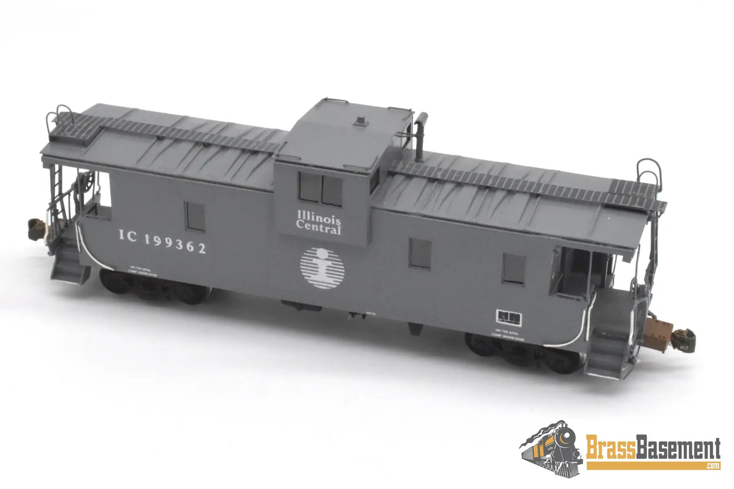 HO Brass OMI 1290 Illinois Central ’Extended’ Vision Caboose # 199362 Stanray Panels Gray Caboose