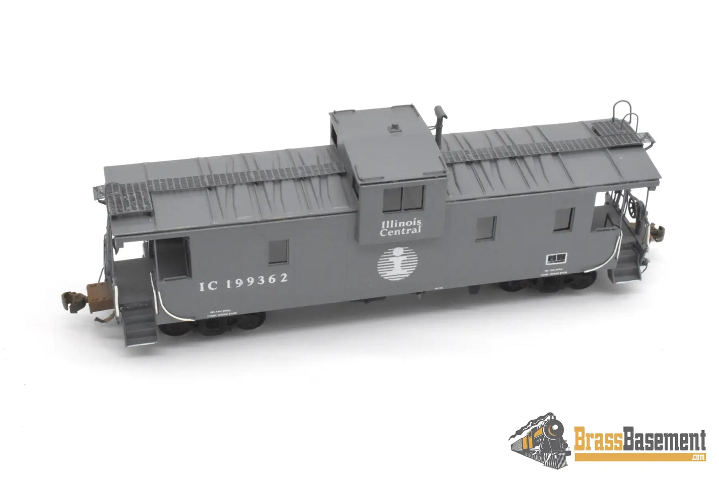 HO Brass OMI 1290 Illinois Central ’Extended’ Vision Caboose # 199362 Stanray Panels Gray Caboose