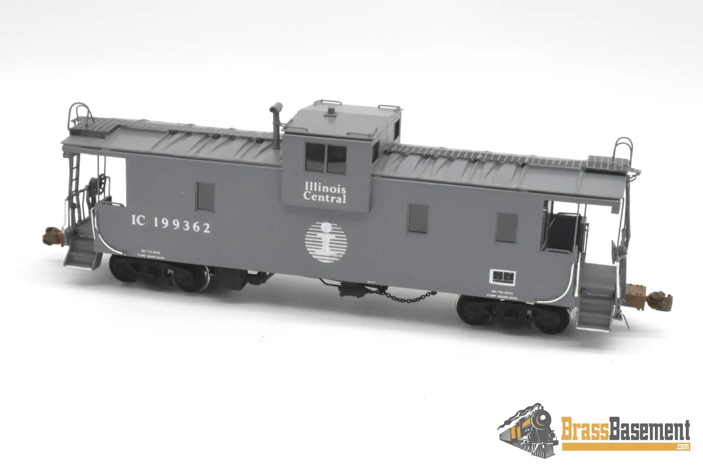 HO Brass OMI 1290 Illinois Central ’Extended’ Vision Caboose # 199362 Stanray Panels Gray Caboose
