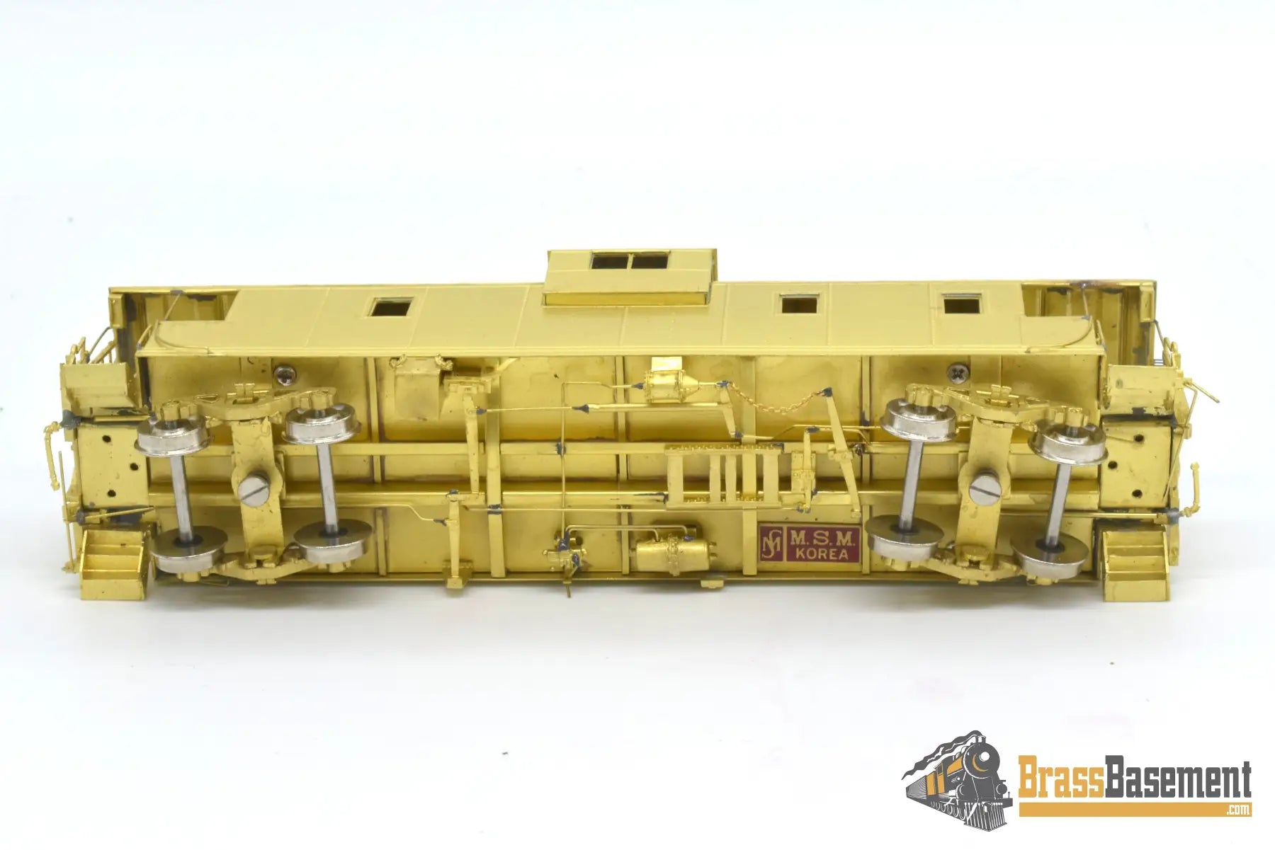 Ho Brass - Omi 1290 Illinois Central ’Extended’ Vision Caboose Stanray Roof Panels
