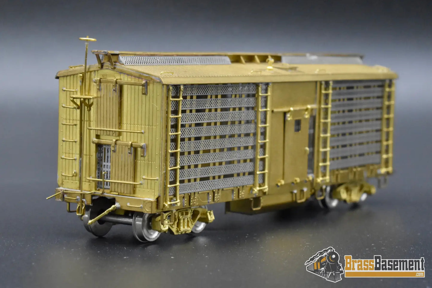 HO Brass OMI 1388 Overland Palace Poultry Car 1920 1950s Era Unpainted Mint Freight