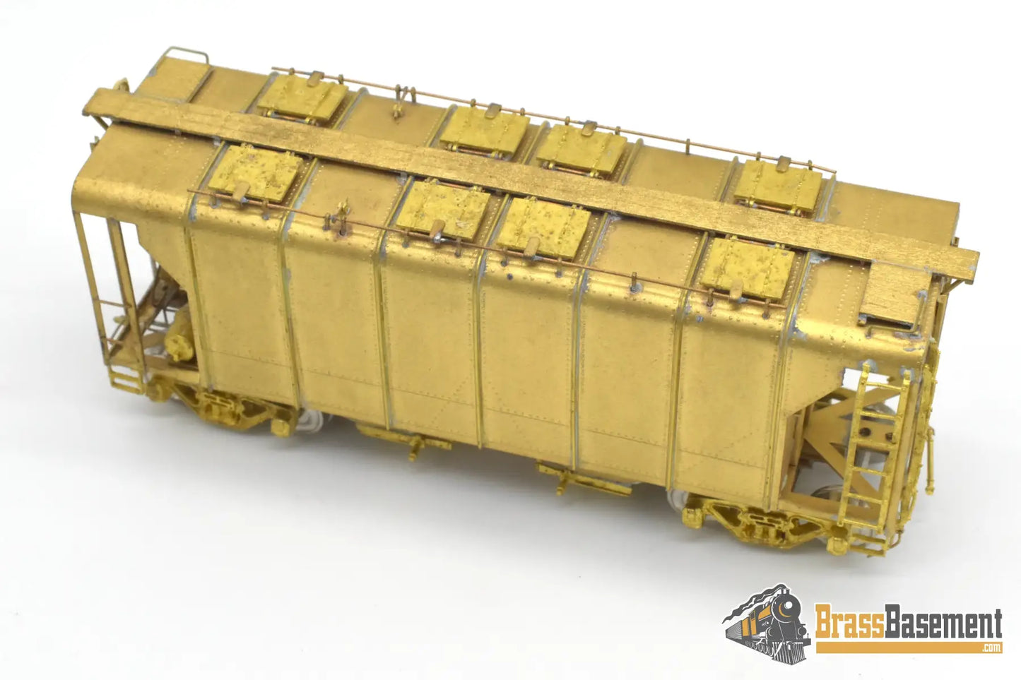 HO Brass - OMI 1390 Baltimore & Ohio B&O N-34 WagonTop Covered Hopper - MINT Unpainted Freight