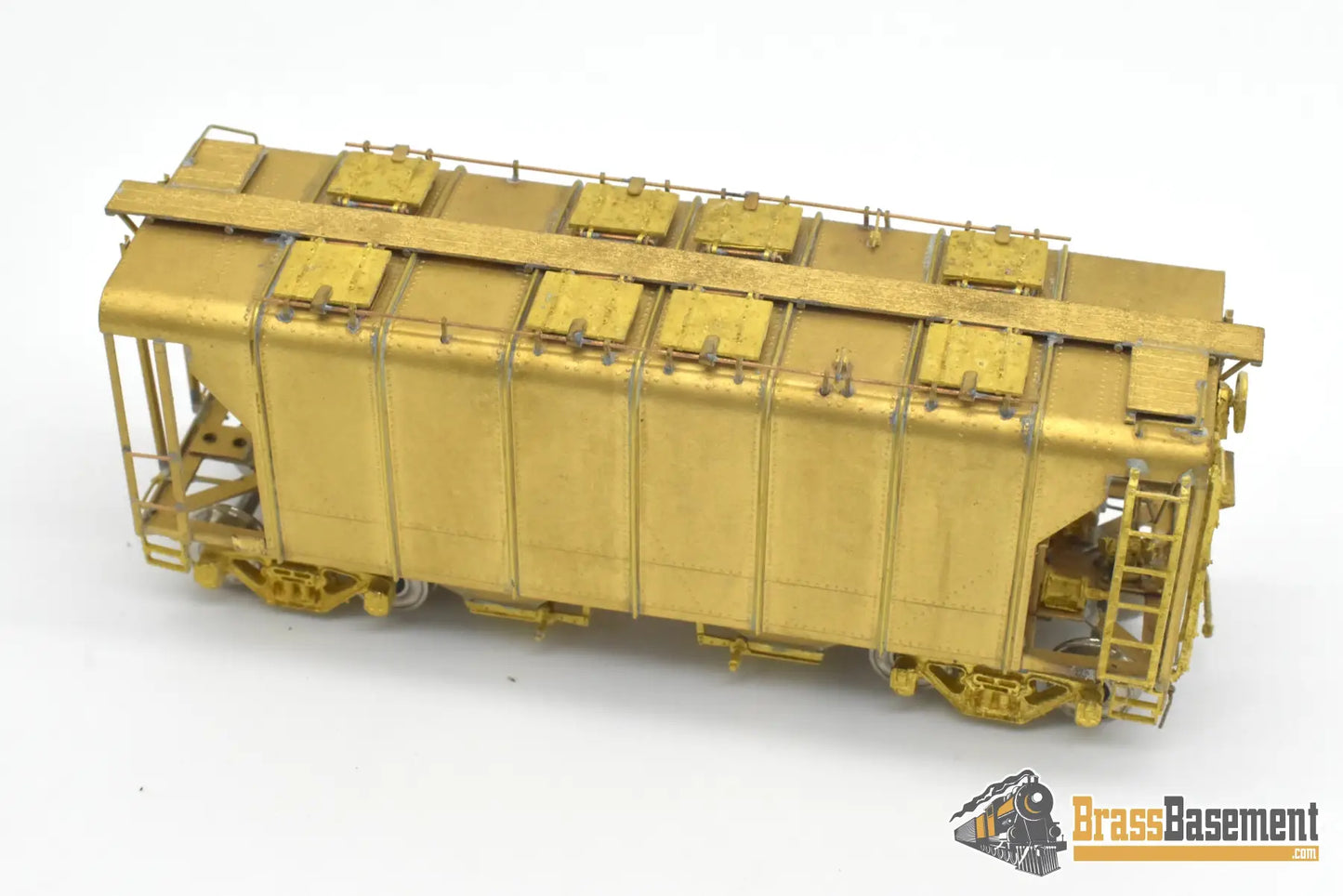 HO Brass - OMI 1390 Baltimore & Ohio B&O N-34 WagonTop Covered Hopper - MINT Unpainted Freight