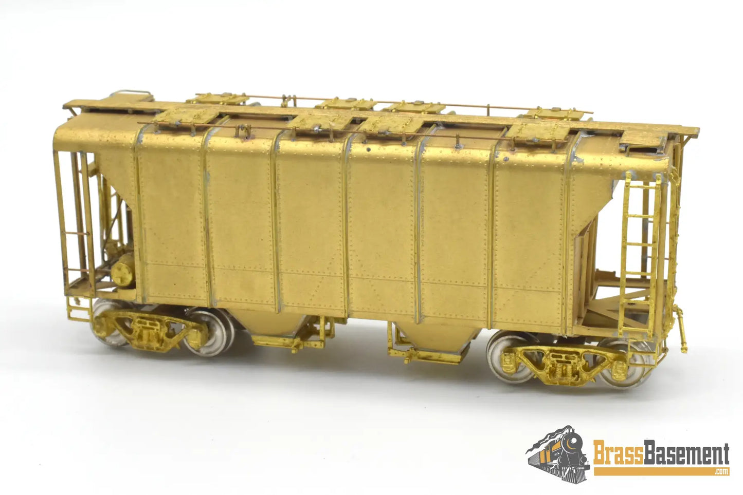 HO Brass - OMI 1390 Baltimore & Ohio B&O N-34 WagonTop Covered Hopper - MINT Unpainted Freight