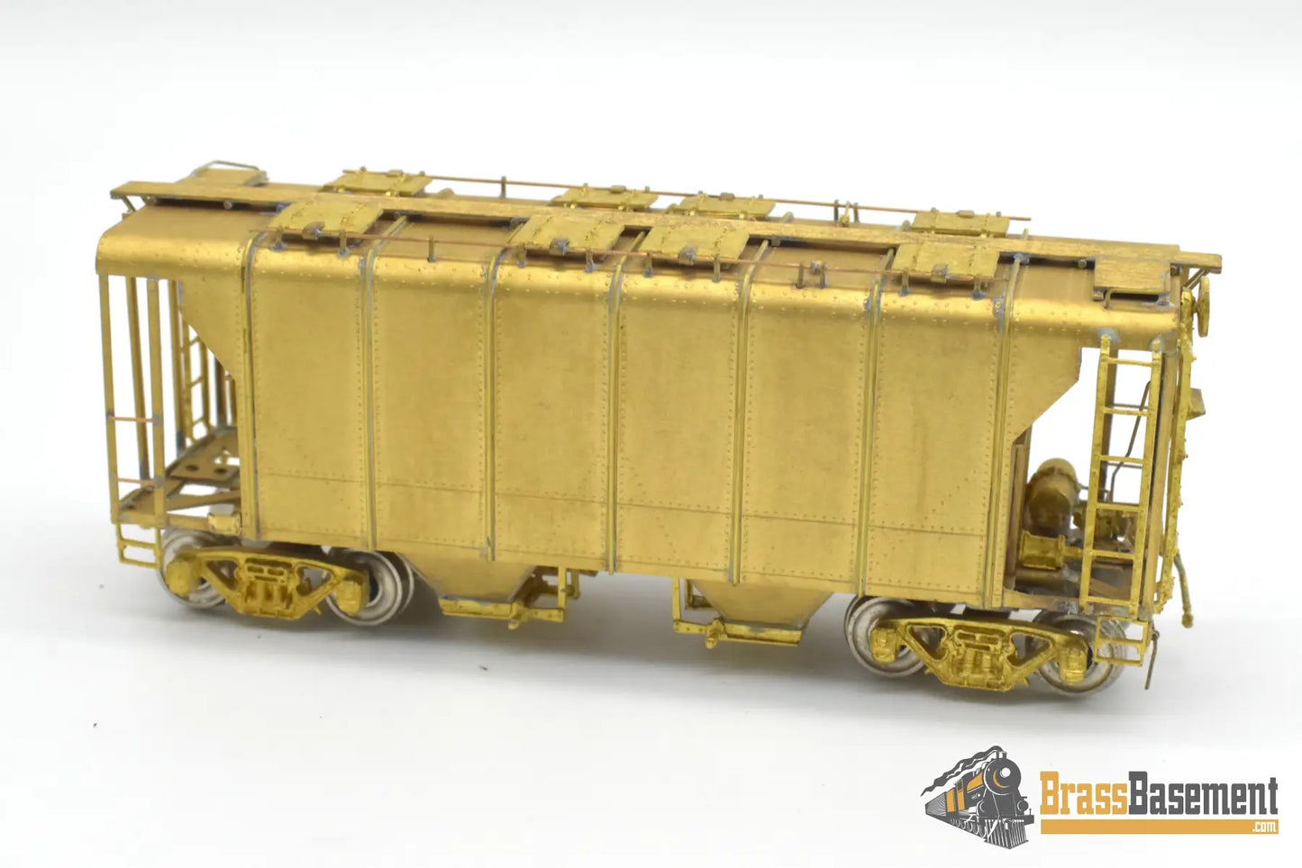 HO Brass - OMI 1390 Baltimore & Ohio B&O N-34 WagonTop Covered Hopper - MINT Unpainted Freight