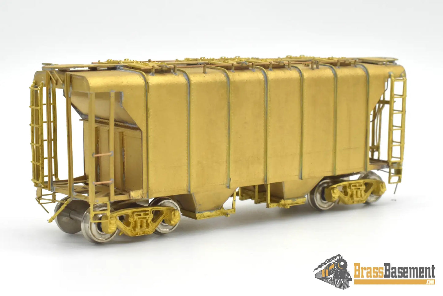 HO Brass - OMI 1390 Baltimore & Ohio B&O N-34 WagonTop Covered Hopper - MINT Unpainted Freight