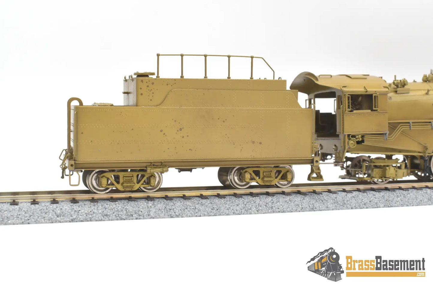 Ho Brass - Omi 1427 Cb&Q Burlington O-4 2-8-2 Heavy Mikado Unpainted Steam