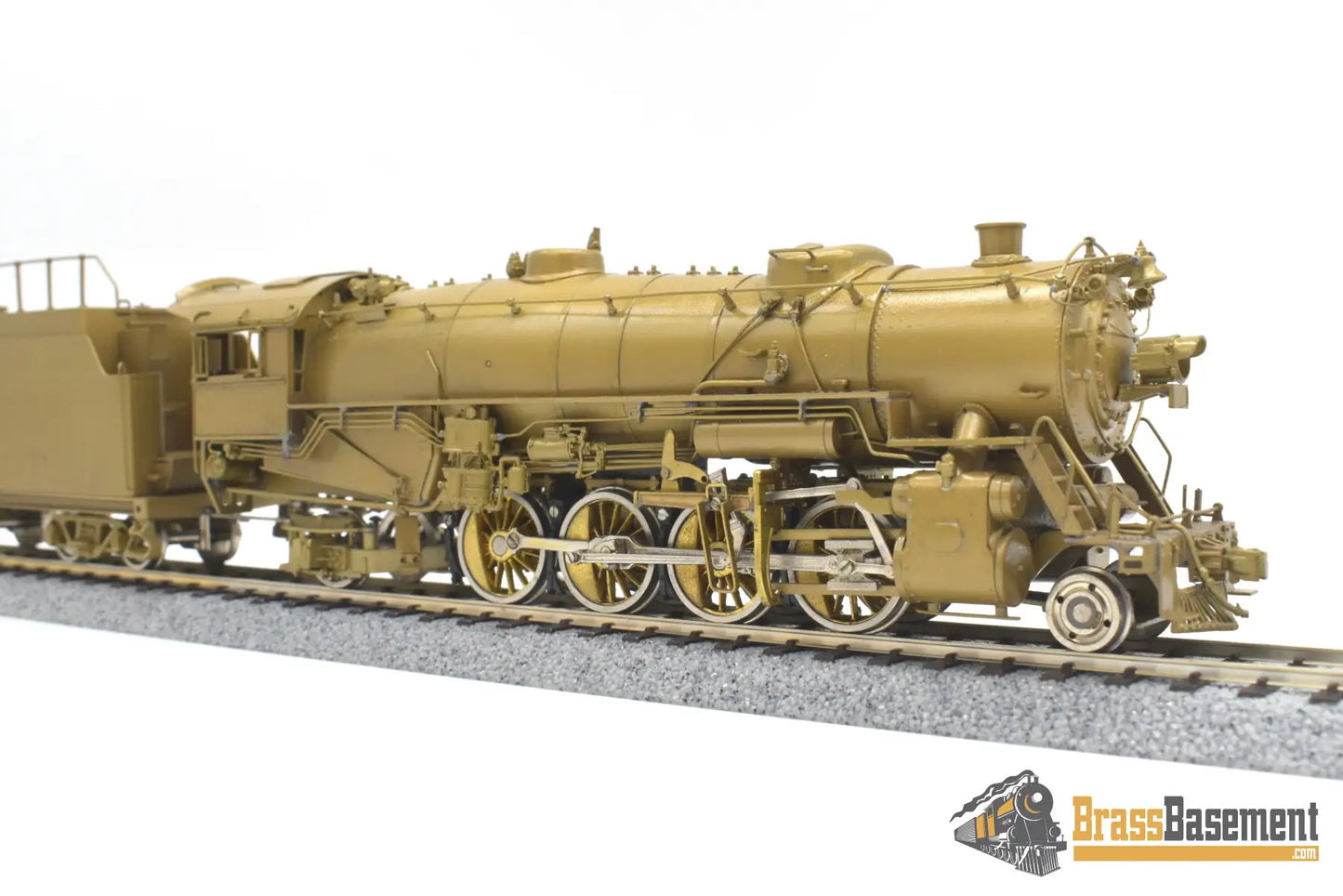 Ho Brass - Omi 1427 Cb&Q Burlington O-4 2-8-2 Heavy Mikado Unpainted Steam