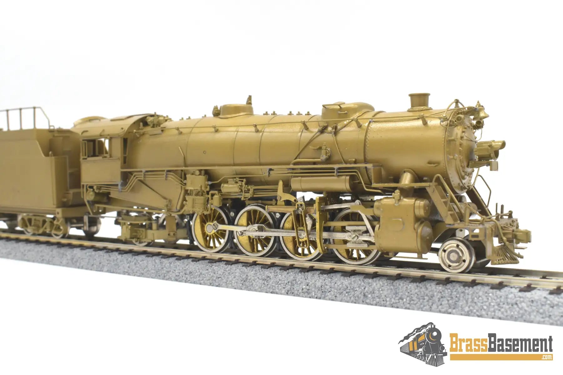 Ho Brass - Omi 1427 Cb&Q Burlington O-4 2-8-2 Heavy Mikado Unpainted Steam