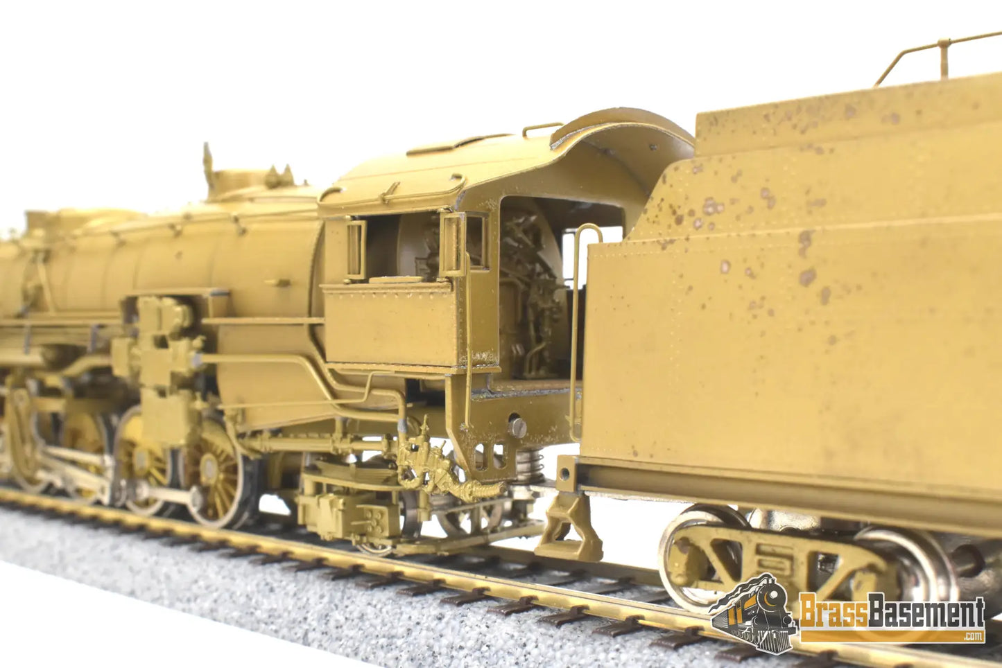 Ho Brass - Omi 1427 Cb&Q Burlington O-4 2-8-2 Heavy Mikado Unpainted Steam