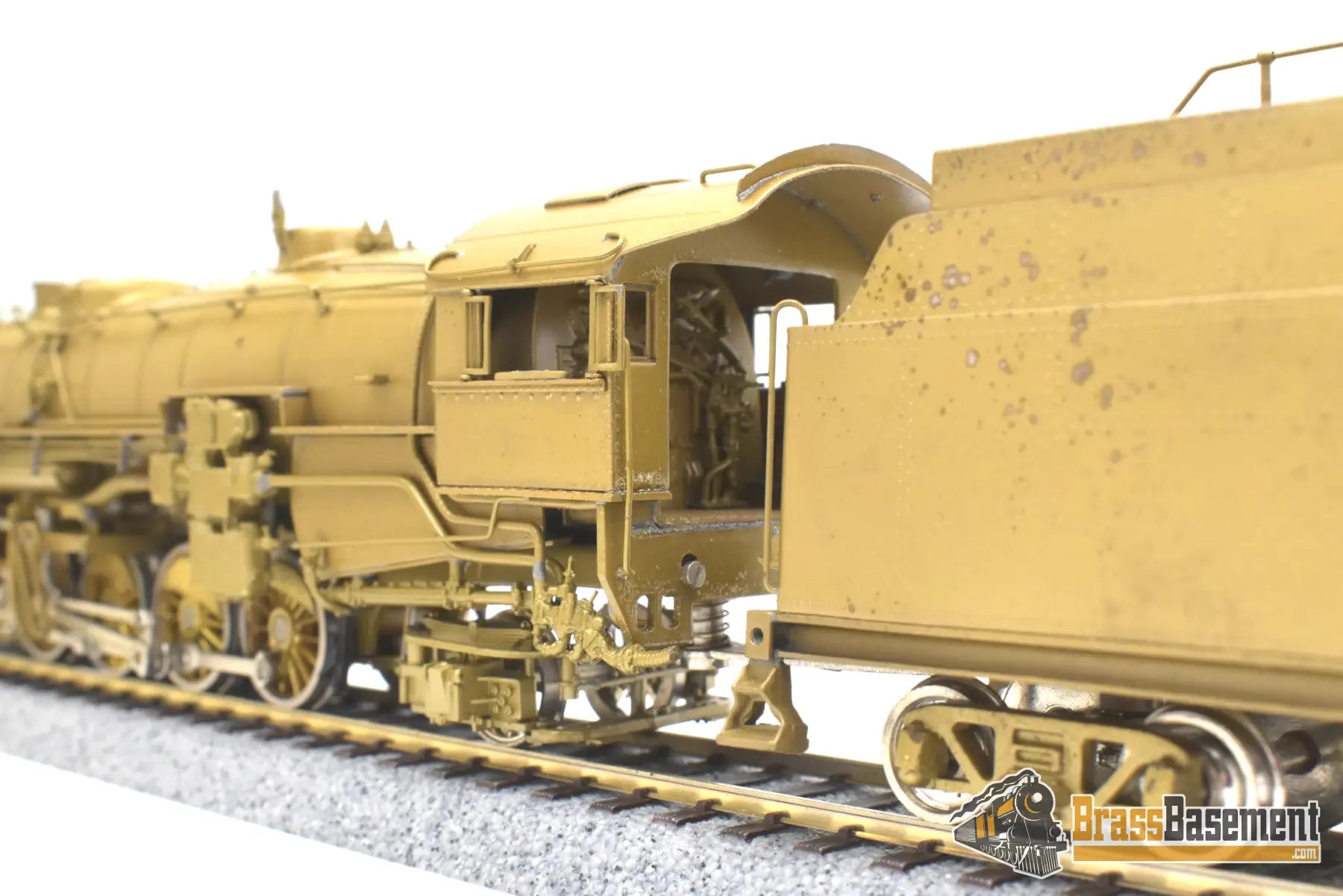 Ho Brass - Omi 1427 Cb&Q Burlington O-4 2-8-2 Heavy Mikado Unpainted Steam