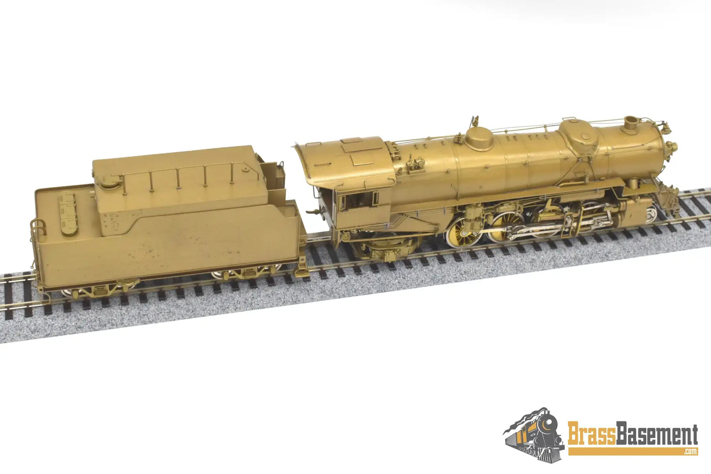 Ho Brass - Omi 1427 Cb&Q Burlington O-4 2-8-2 Heavy Mikado Unpainted Steam