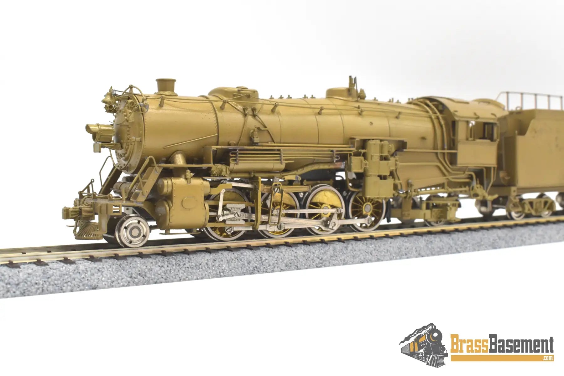 Ho Brass - Omi 1427 Cb&Q Burlington O-4 2-8-2 Heavy Mikado Unpainted Steam