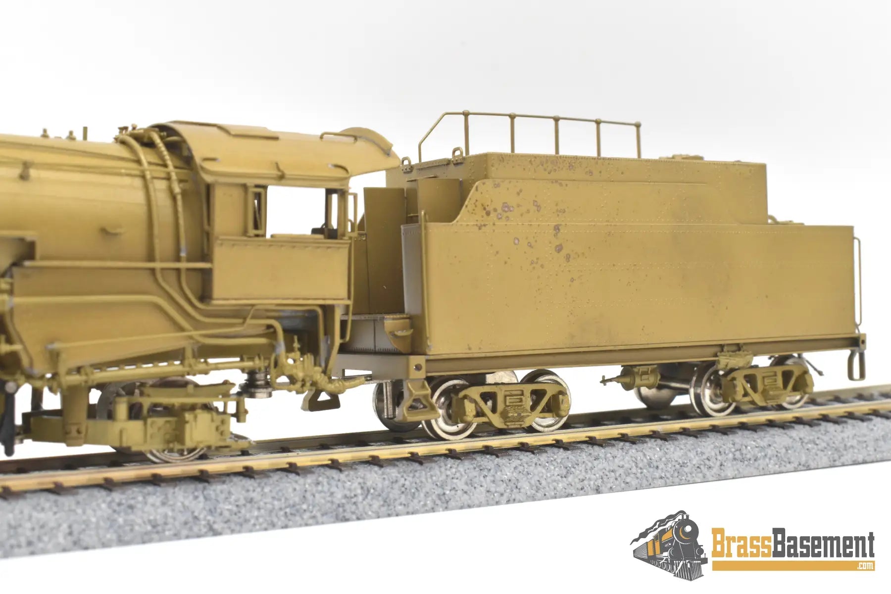 Ho Brass - Omi 1427 Cb&Q Burlington O-4 2-8-2 Heavy Mikado Unpainted Steam