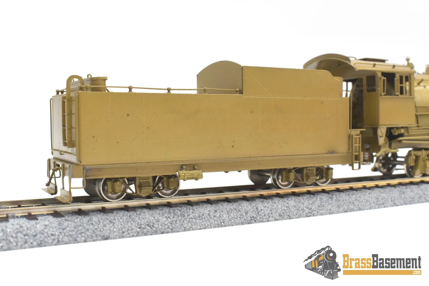 Ho Brass - Omi 1432 Cb&Q Burlington M-2A 2-10-2 W/ Elesco Fwh Unpainted Steam