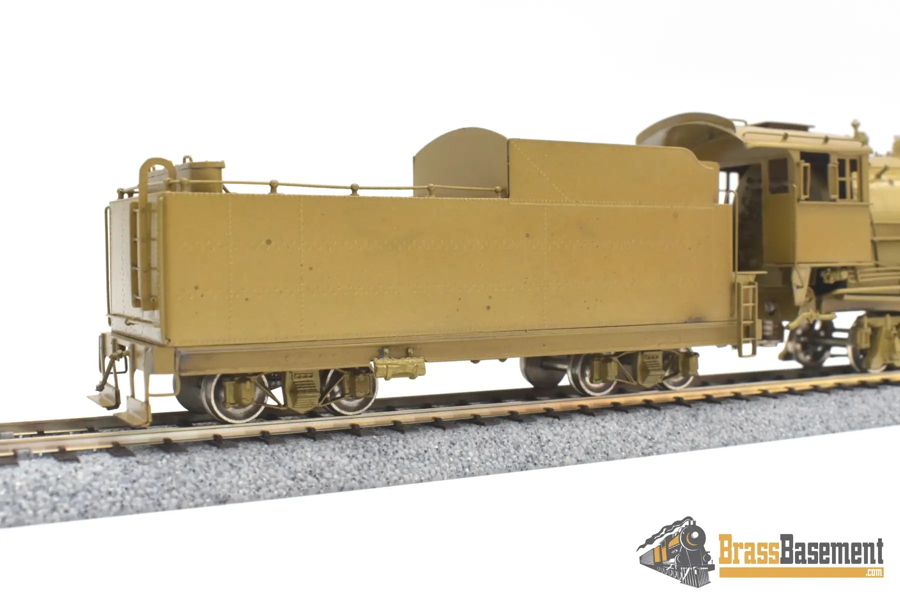 Ho Brass - Omi 1432 Cb&Q Burlington M-2A 2-10-2 W/ Elesco Fwh Unpainted Steam