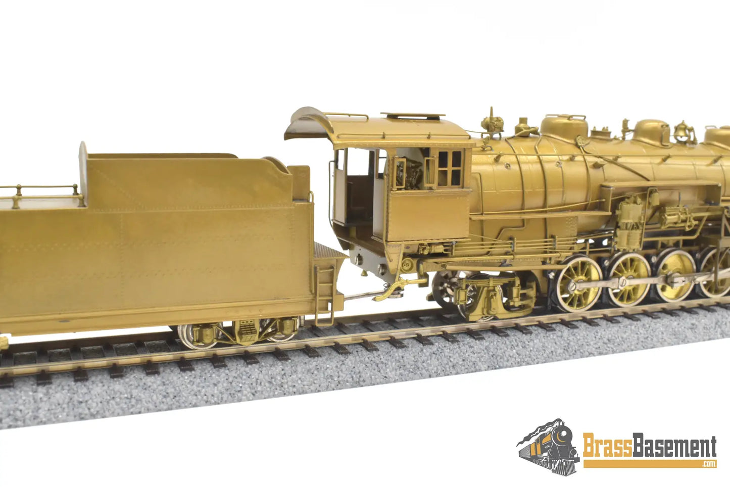 Ho Brass - Omi 1434 Cb&Q Burlington M-2A 2-10-2 W/ Worthington Fwh Unpainted Steam