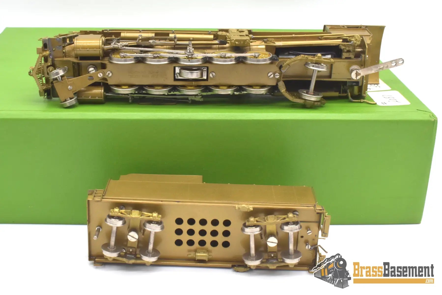 Ho Brass - Omi 1434 Cb&Q Burlington M-2A 2-10-2 W/ Worthington Fwh Unpainted Steam