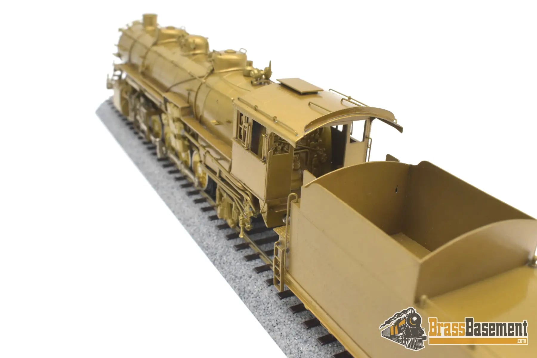 Ho Brass - Omi 1434 Cb&Q Burlington M-2A 2-10-2 W/ Worthington Fwh Unpainted Steam