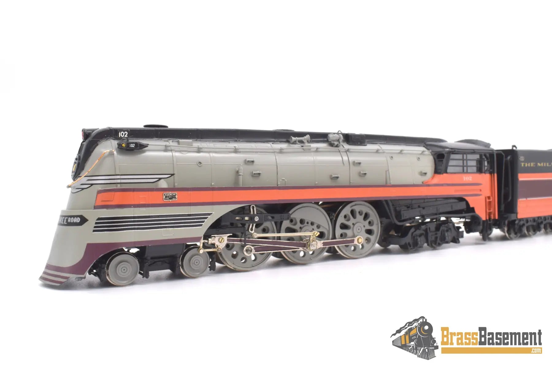 Ho Brass - Omi 1483.1 Milwaukee Road F7 4 - 6 - 4 Hudson Pro Paint Steam