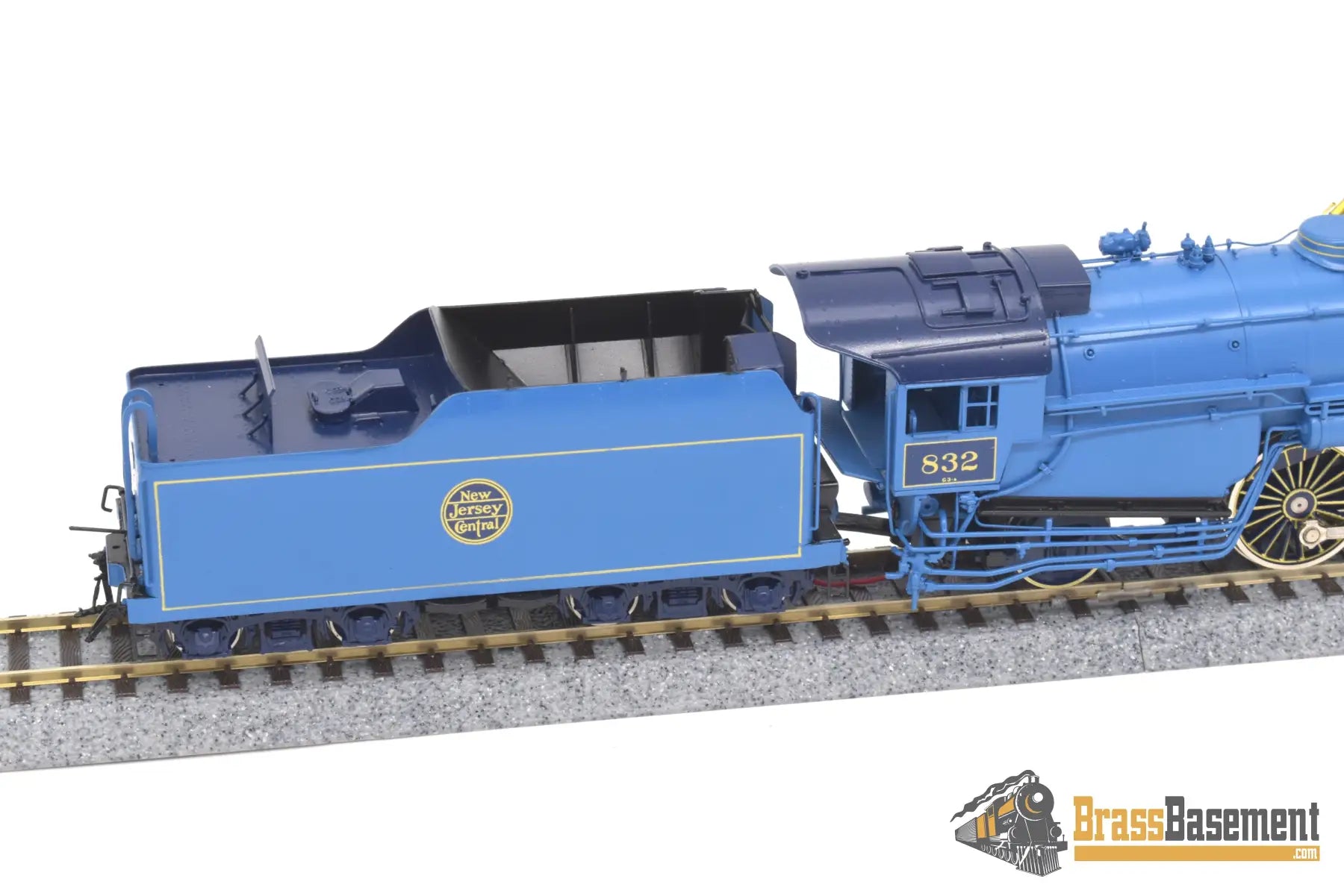 Ho Brass - Omi 1489.1 Cnj Central Rr Of New Jersey G - 3 Blue Comet 4 - 6 - 2 #832 Mint F/P Steam