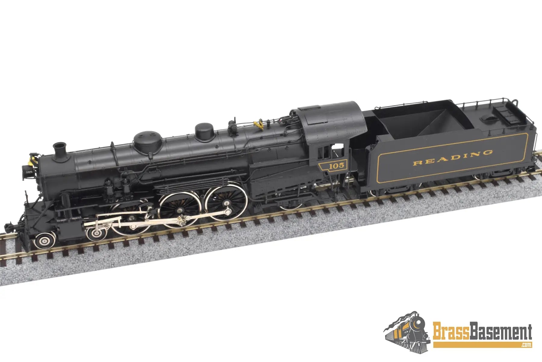 Ho Brass - Omi 1565.1 Reading 4 - 6 - 2 Pacific G1Sa Unstreamlined #105 Fp Steam