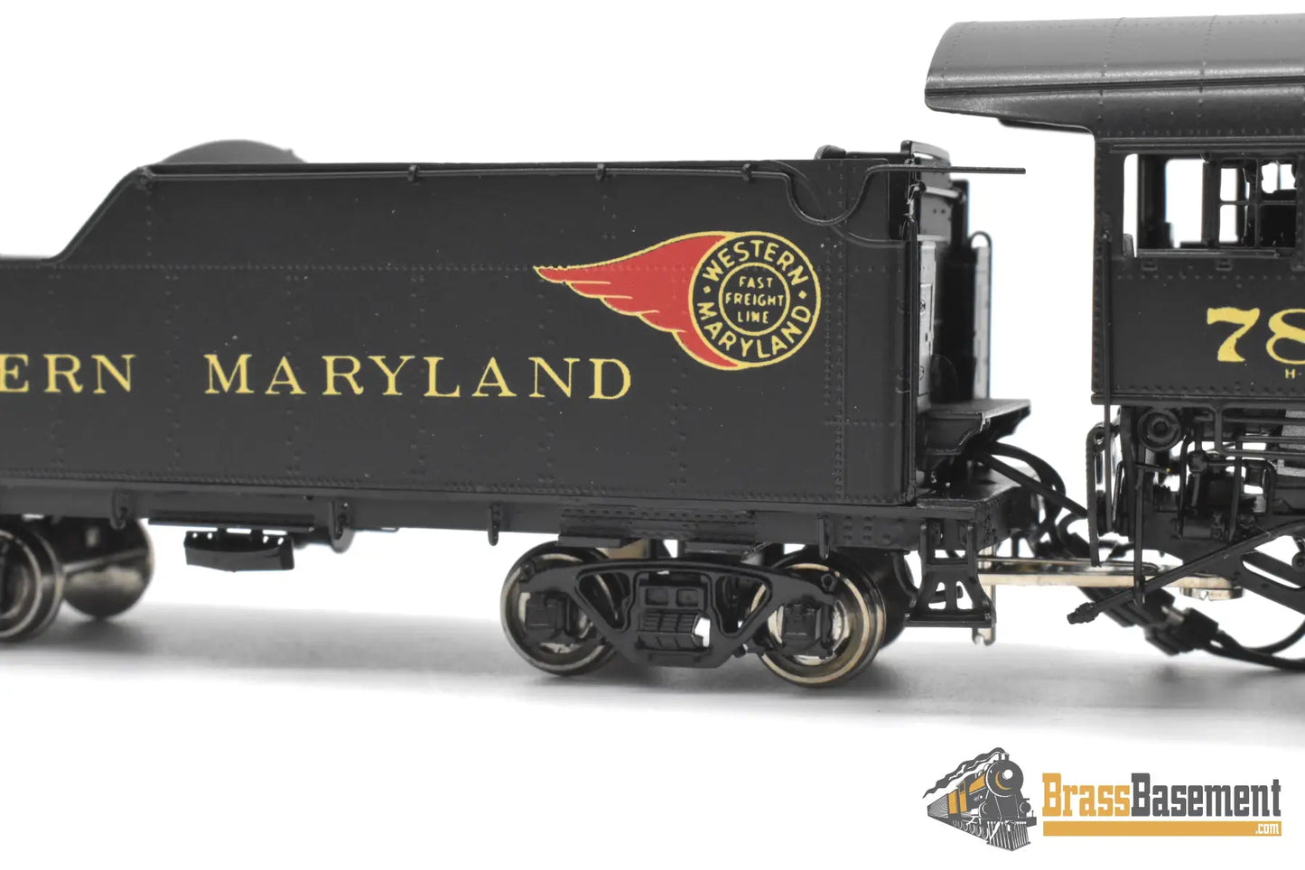HO Brass - OMI 1569.1 WM Western Maryland H-8 2-8-0 Consolidation #789 - F/P FIREBALL Steam