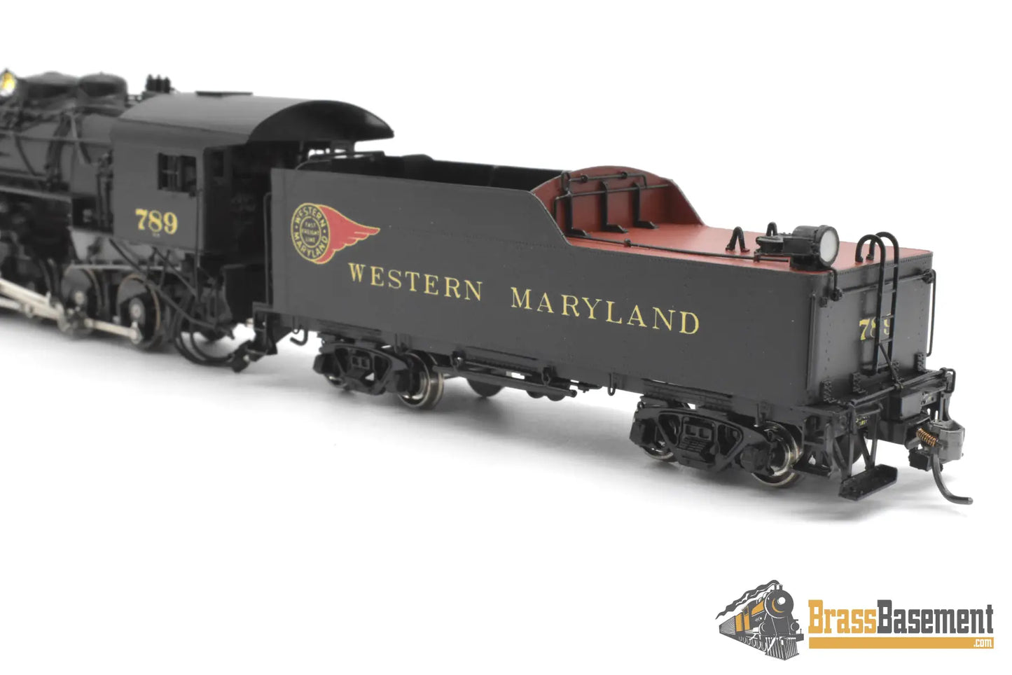 HO Brass - OMI 1569.1 WM Western Maryland H-8 2-8-0 Consolidation #789 - F/P FIREBALL Steam