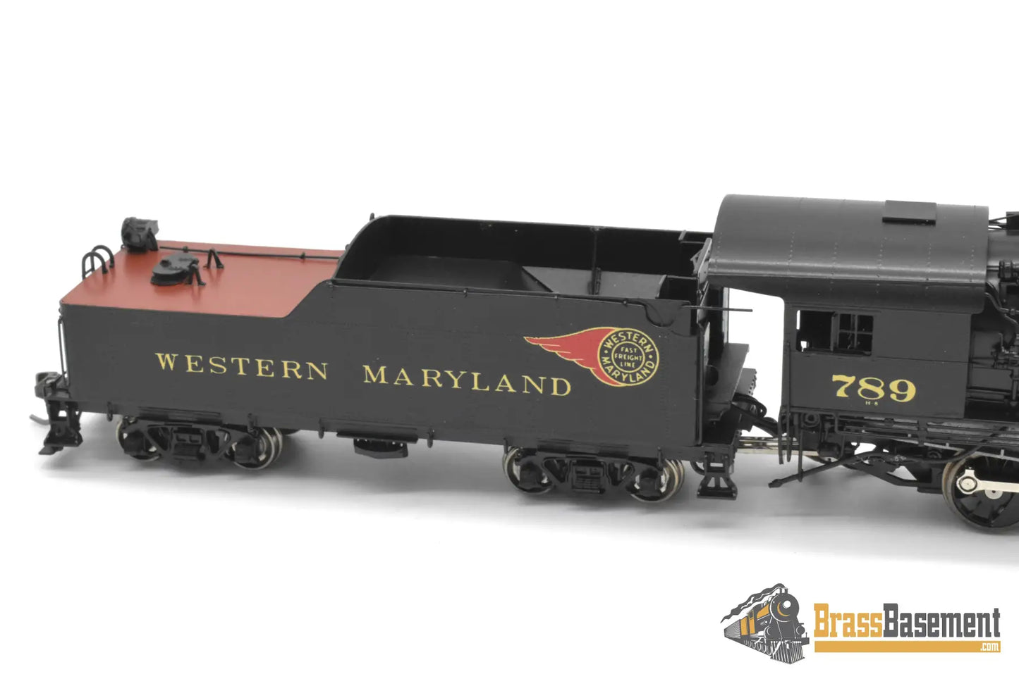 HO Brass - OMI 1569.1 WM Western Maryland H-8 2-8-0 Consolidation #789 - F/P FIREBALL Steam
