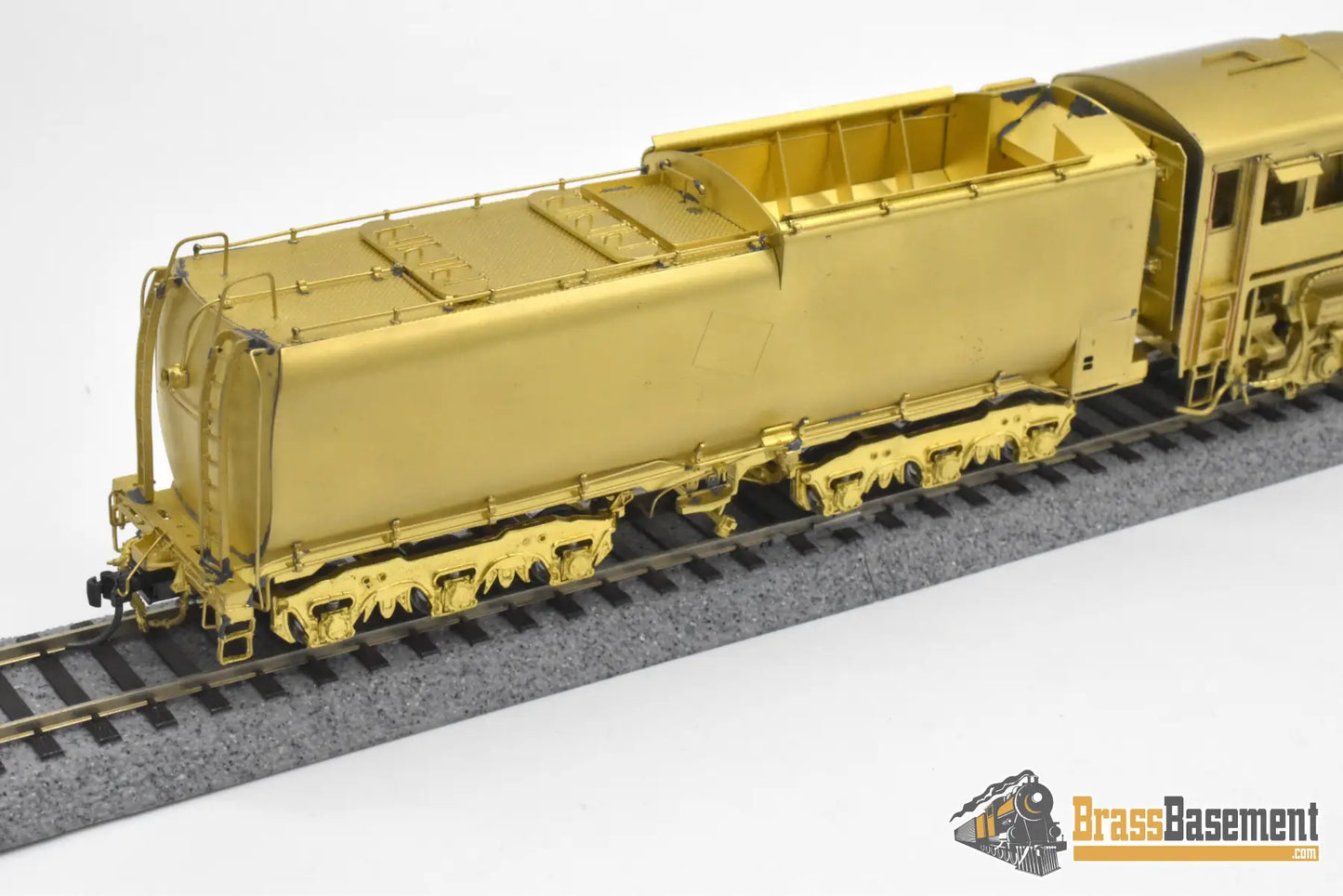HO Brass - OMI 1577 Milwaukee Road ’S3’ 4-8-4 Northern Square Boiler Front Coal Tender - Unpainted Steam